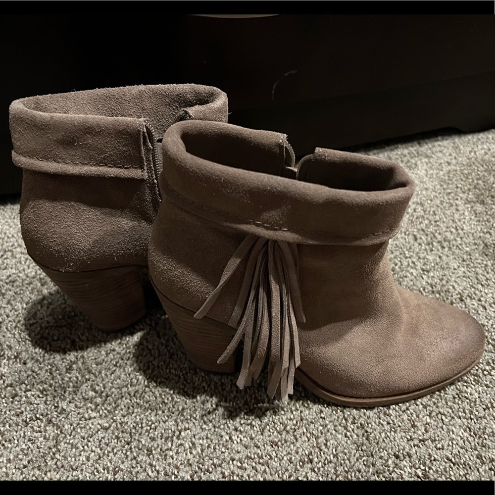 Suede booties